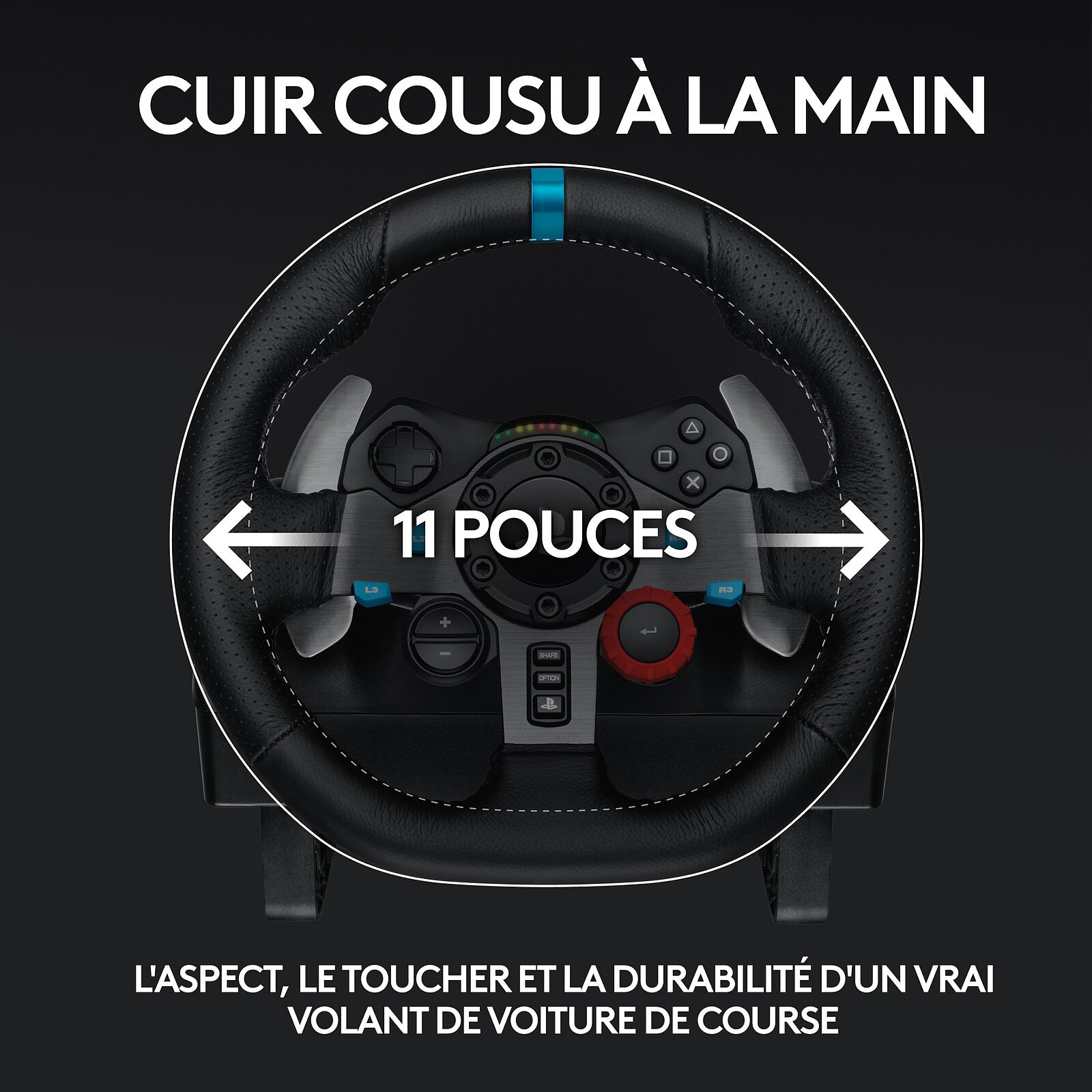 Logitech G29 Driving Force – Volant de course PS5/PS4/PC