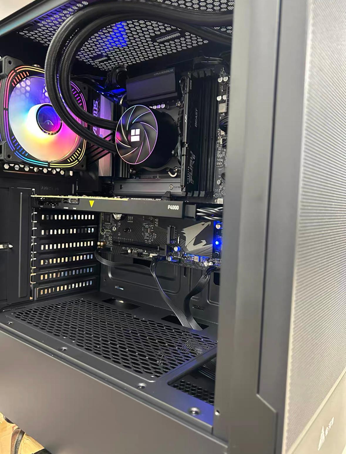 Aorus DESIGNLAB – Intel® Core™ i5 14e Génération – RTX 4070 Ti 12 Go – GIGABYTE Z790 AORUS ELITE AX – Kingston Fury Blast DDR5