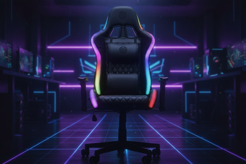 Chaise Gaming Onaji RGB – Logo visible