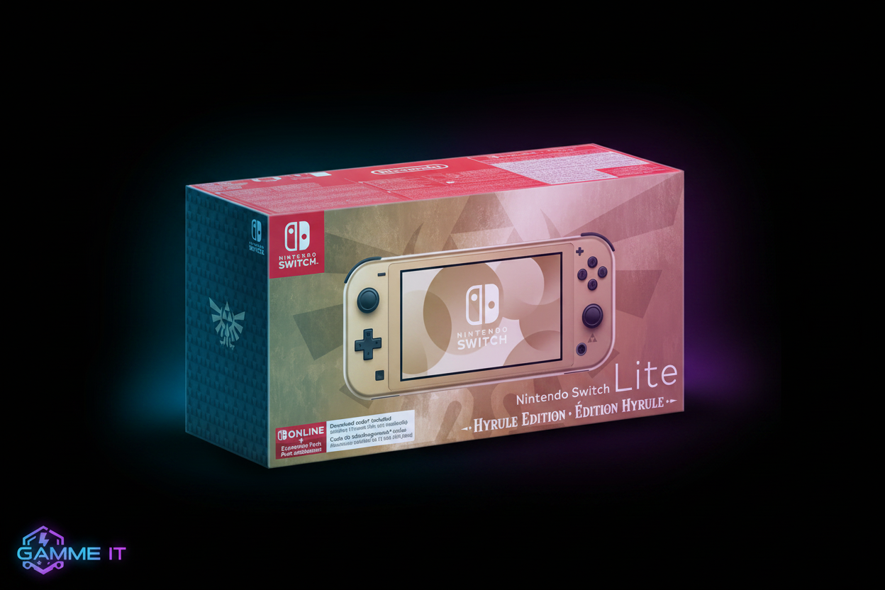 Nintendo Switch Lite Hyrule Edition boîte - Gamme IT
